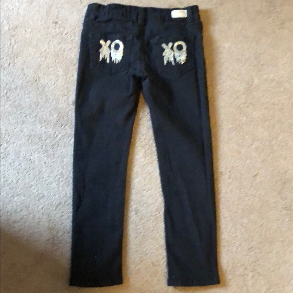 Girl’s Black XOXO Stretch Jeans, size 10